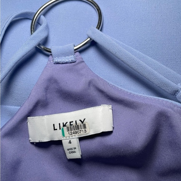Likely Sammy Lavender Racerback Gown Size 4 - Picture 9 of 9